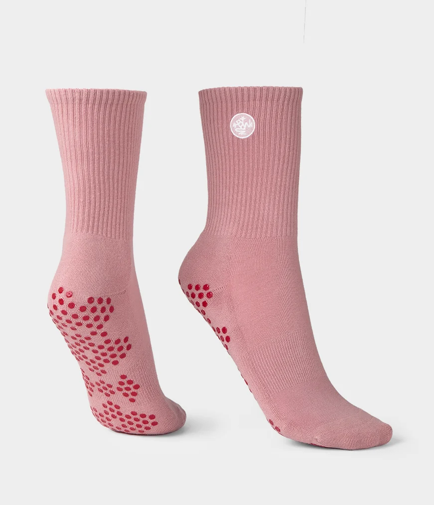 Alternative view of Equilibria Pilates Half Crew Socks