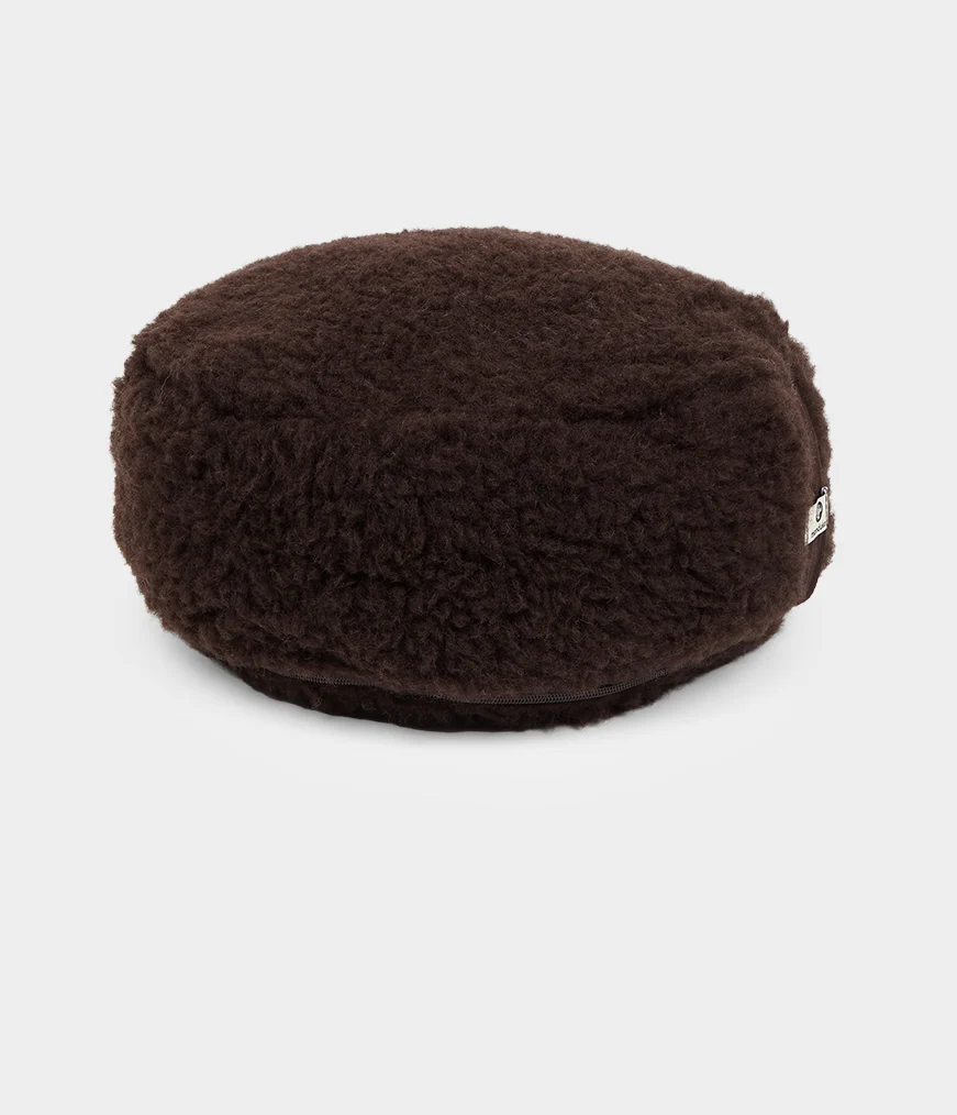 Alternative view of NZ Wool Meditation Cushion