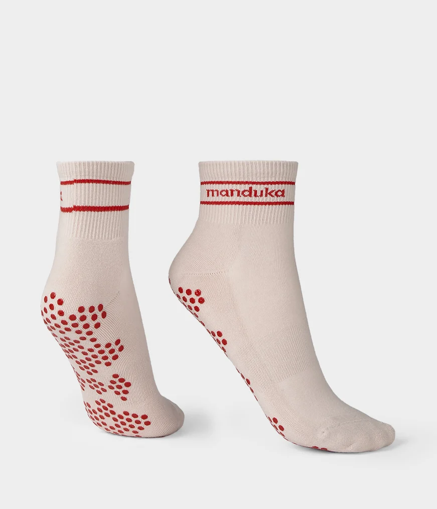 Alternative view of Equilibria Pilates Ankle Crew Socks